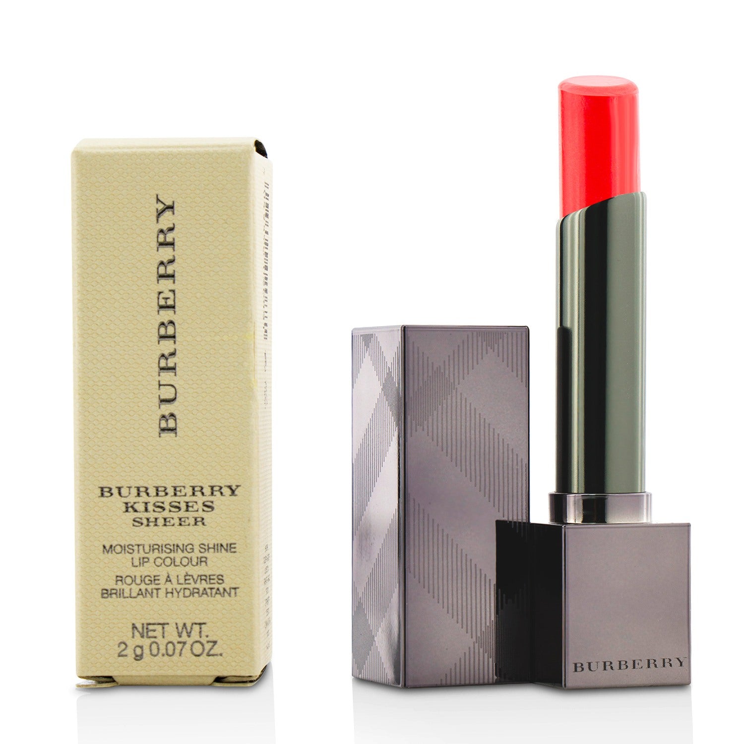 Burberry/バーバリー+バーバリー キス シアー モイスチャライジング シャイン リップ カラー+2g/0.07oz+# No. 269 Light Crimson ライトクリムゾン ブランドコスメ